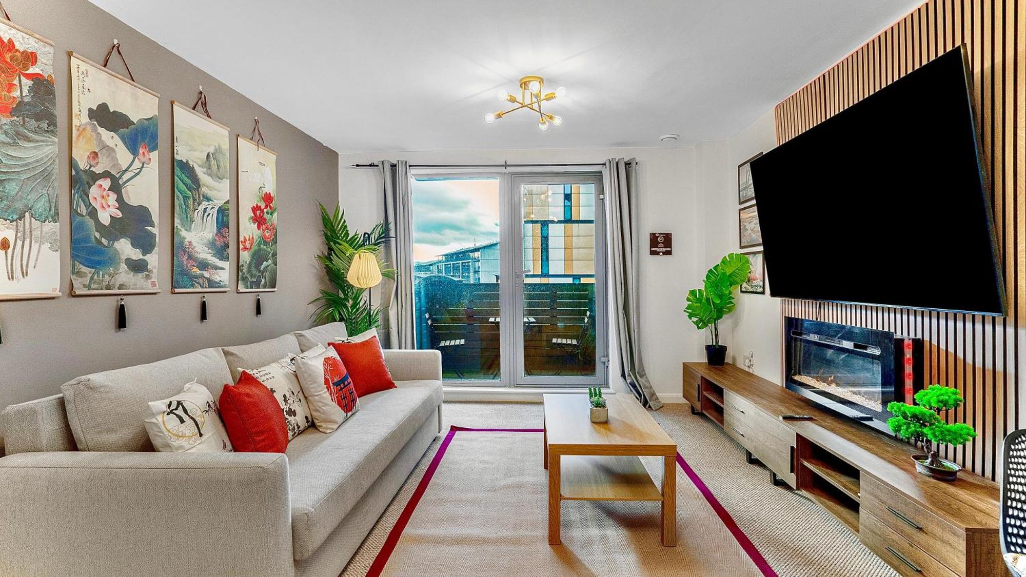 Japanese Suite 2Bed 2Bath, Free Park, Netfix, 75 Inch Tv, Games - City Centre- Maihom Бірмінгем Екстер'єр фото