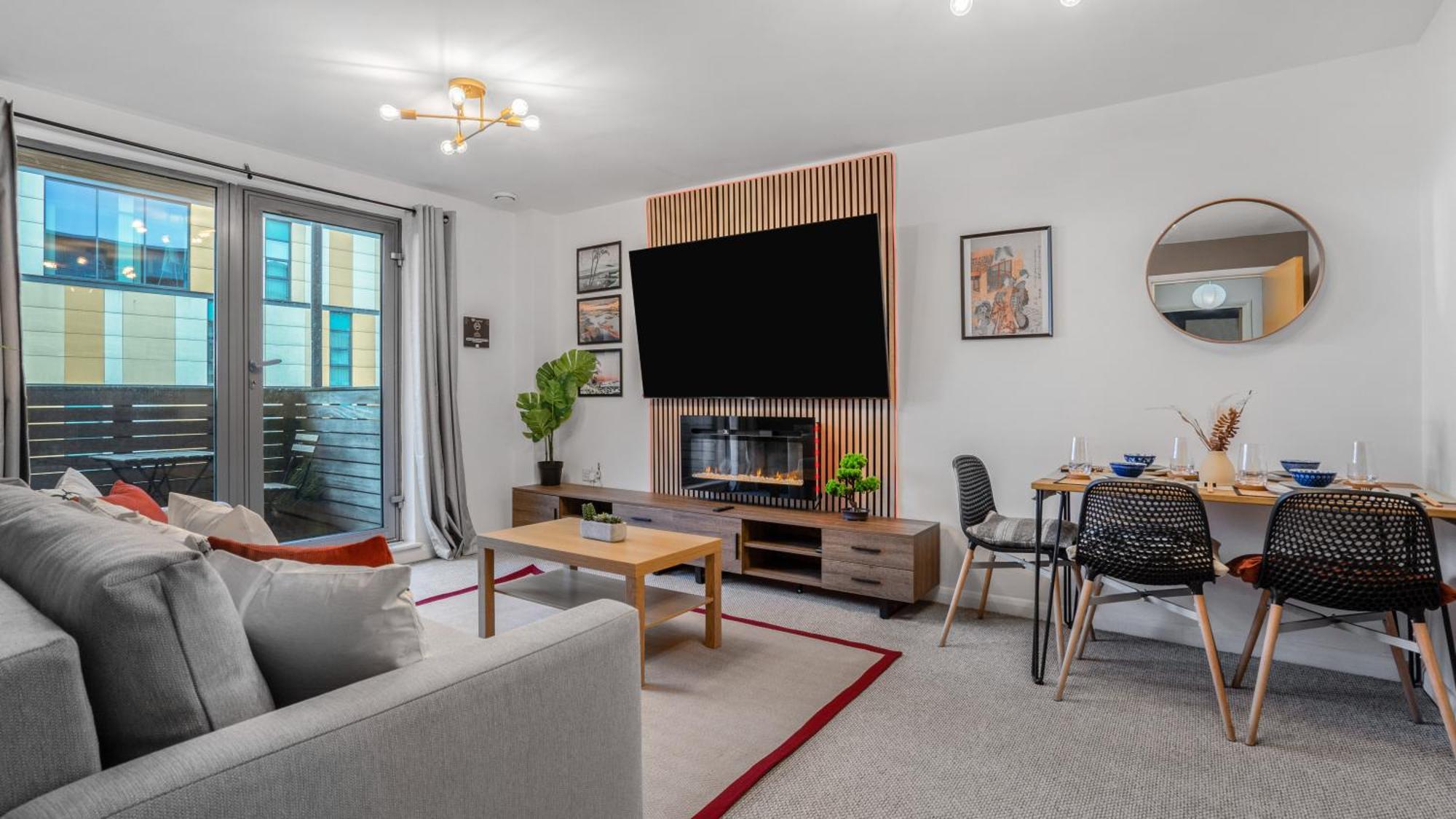 Japanese Suite 2Bed 2Bath, Free Park, Netfix, 75 Inch Tv, Games - City Centre- Maihom Бірмінгем Екстер'єр фото